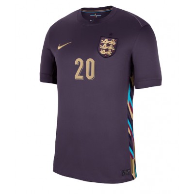 England Jarrod Bowen #20 Udebanetrøje EM 2024 Kortærmet England Jarrod Bowen #20 Udebanetrøje EM 2024 Kortærmet